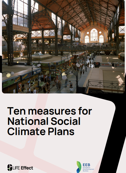 Deset opatření pro národní sociálně-klimatické plány