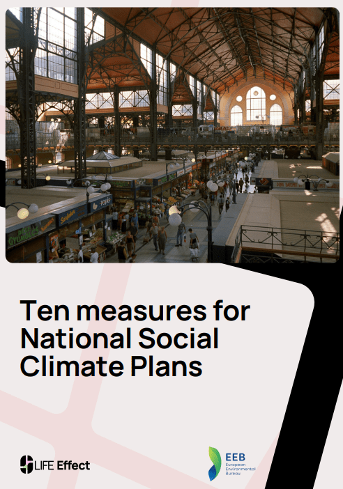 Dieci misure per i Piani Sociali per il Clima
