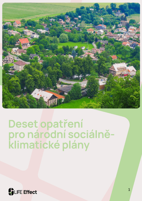 Deset opatření pro národní sociálněklimatické plány