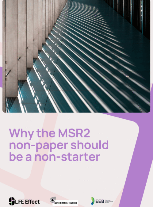 Why the MSR2 non-paper should be a non-starter
