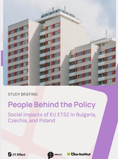 Study briefing – People behind the policy: Social impacts of EU ETS2 in Bulgaria, Czechia and Poland