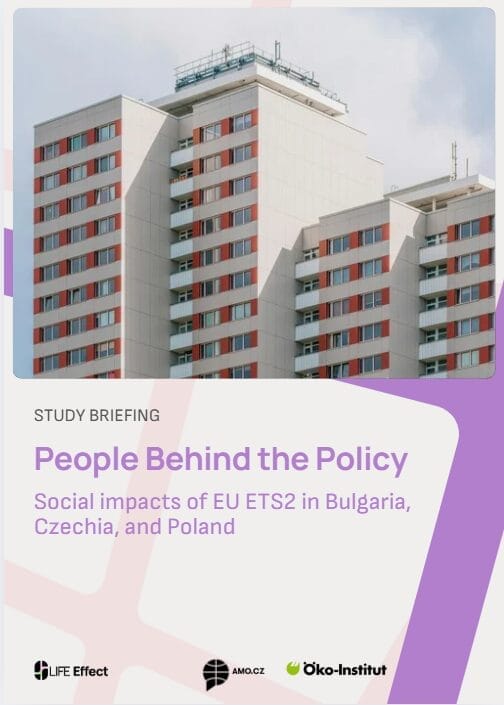 Study briefing – People behind the policy: Social impacts of EU ETS2 in Bulgaria, Czechia and Poland