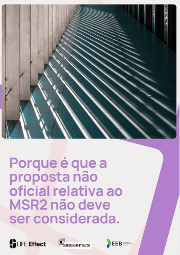 Porque é que a proposta não oficial relativa ao MSR2 não deve ser considerada.