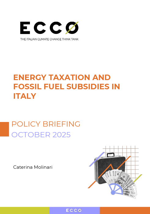 Energy taxation and fossil fuel subsidies in Italy