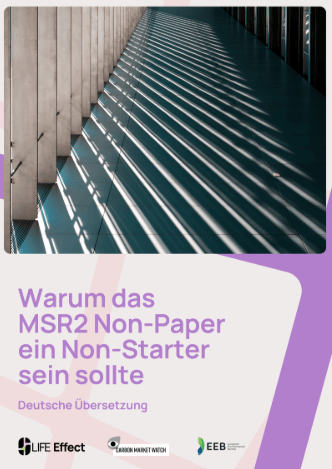 Warum das MSR2 Non-Paper ein Non-Starter sein sollte