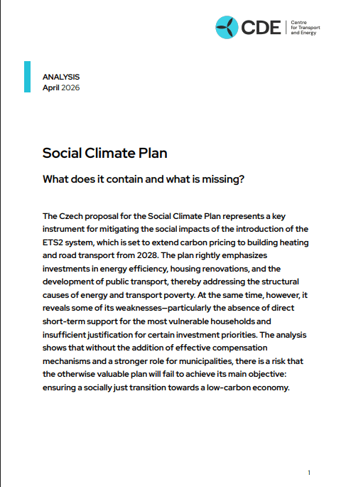 Czechia’s Social Climate Plan: What does it contain and what is missing?